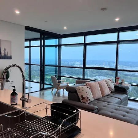 High Level Fabulous View 4Beds Apt In Olympic Park Sydney Exterior photo